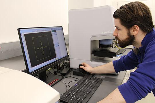 man working on computer